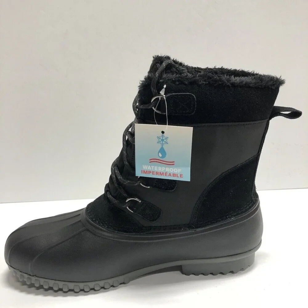 Propet Women’s Ingrid Black Winter Boot Size 11 M